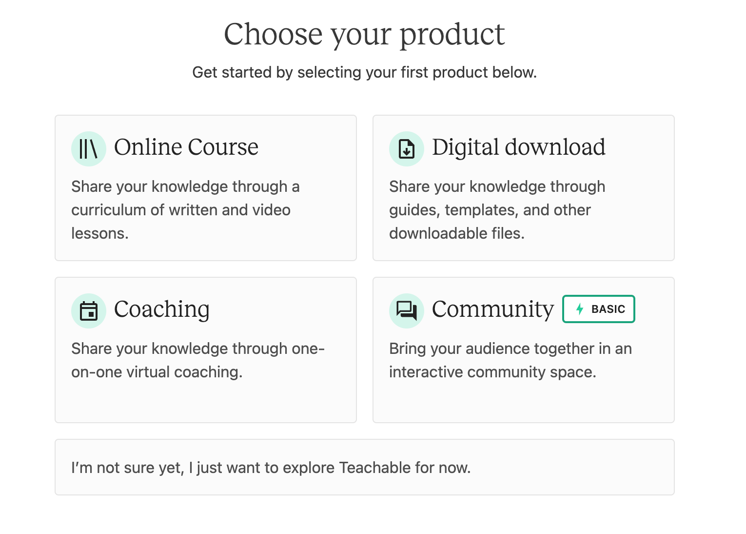teachable product