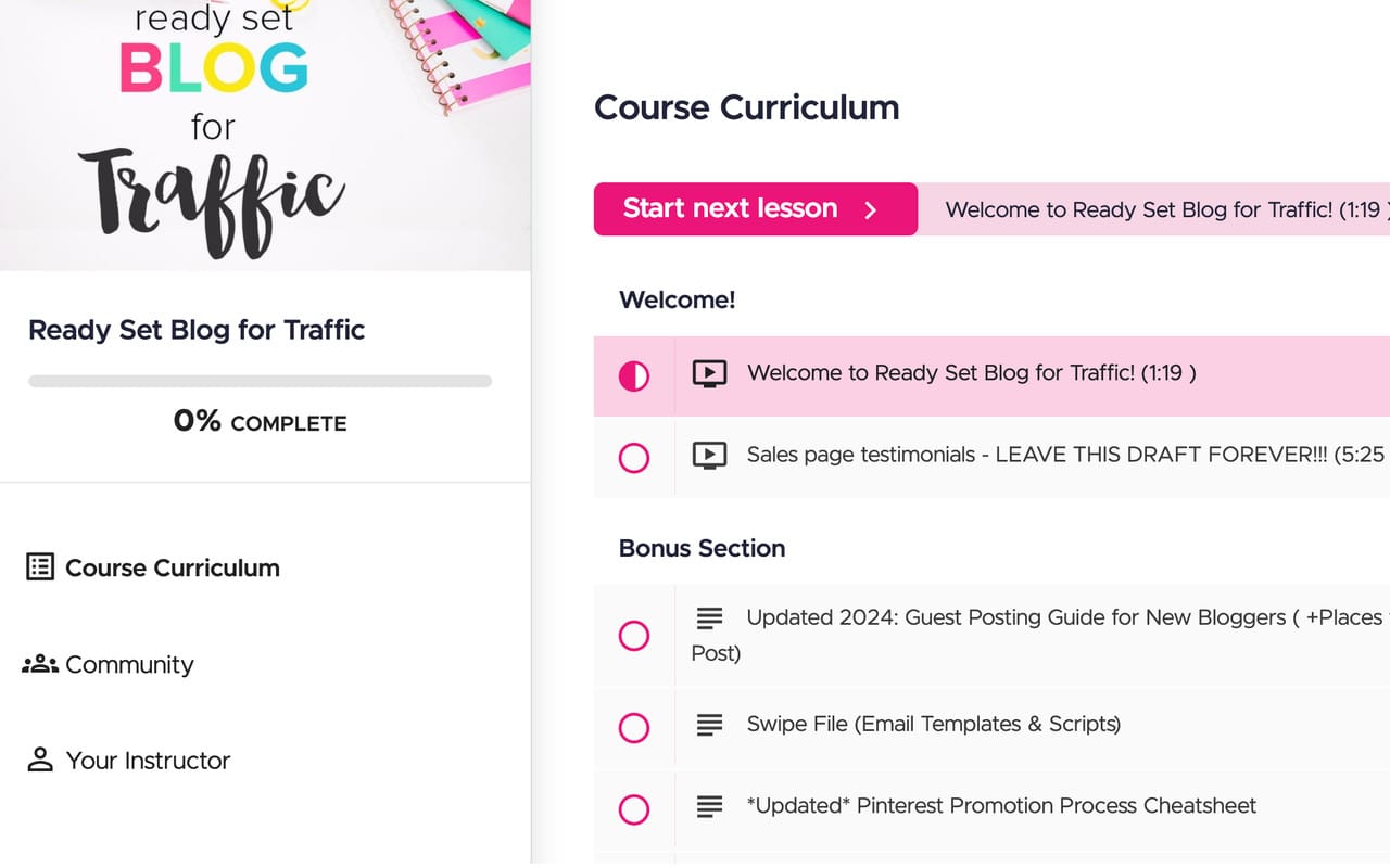 teachable course
