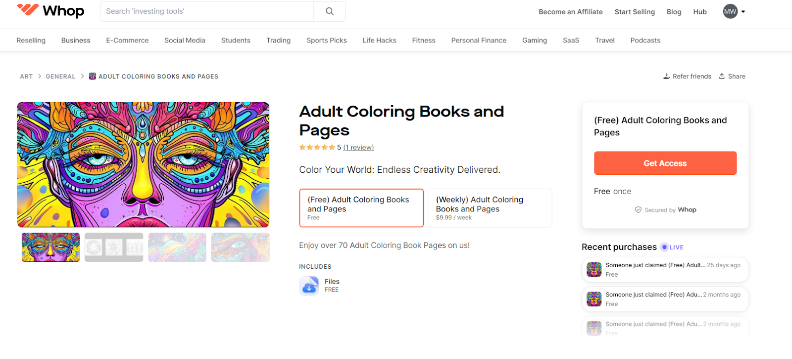 whop coloring pages