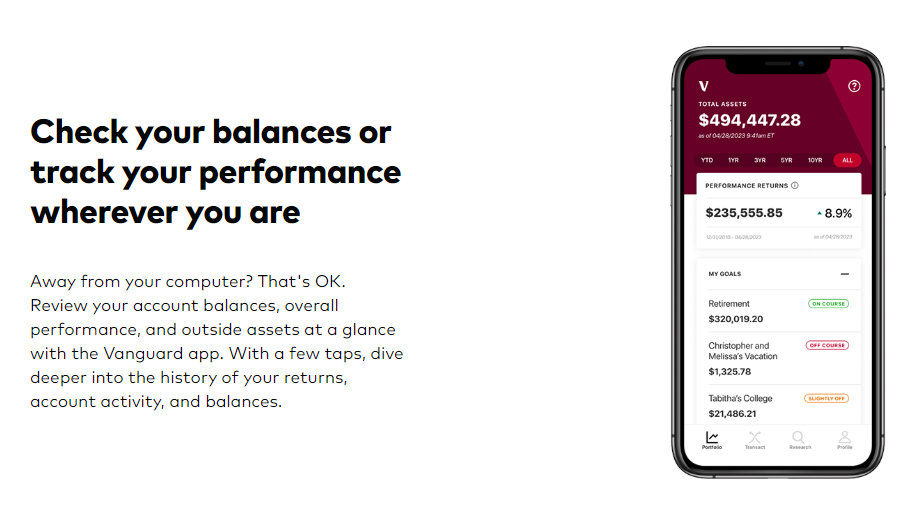 vanguard app