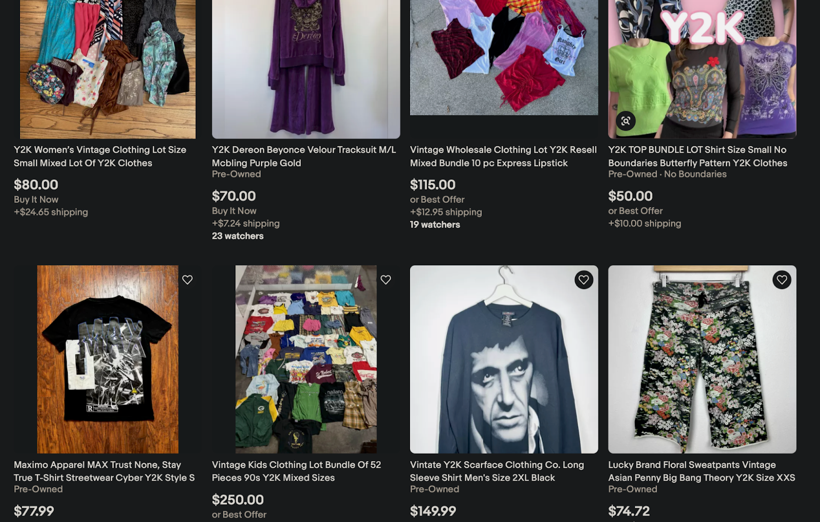 vintage clothing