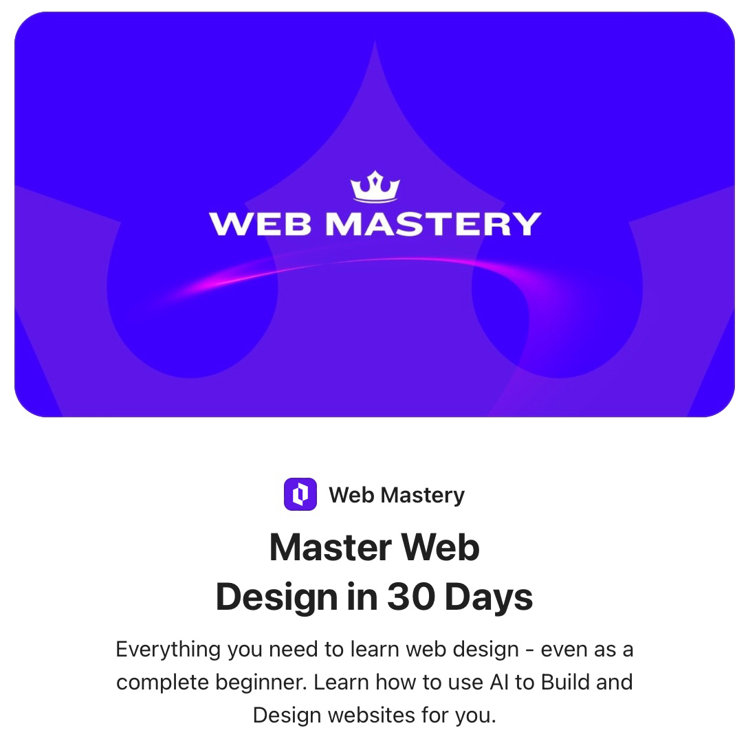 web mastery whop