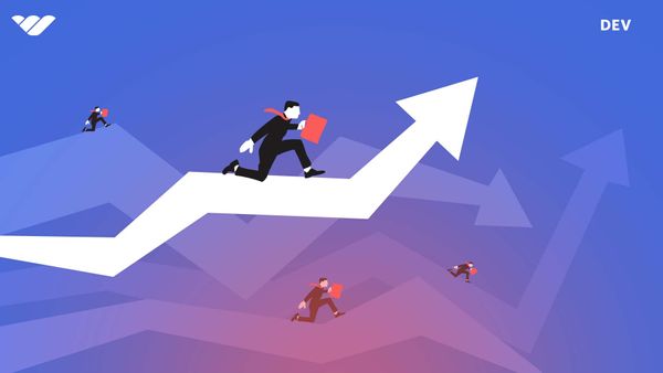 Models for bootstrapping Saas graphic of illustrated arrow